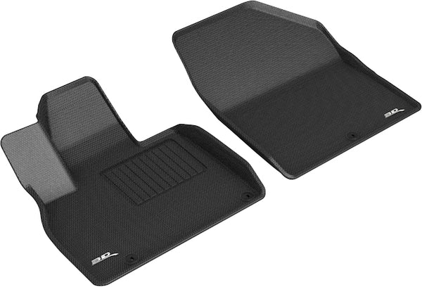 3D MAXpider KAGU Floor Mat for 2020-2024 KIA TELLURIDE  - BLACK - 1ST ROW - L1KA05111509 [2024 2023 2022 2021 2020 2019 2018]