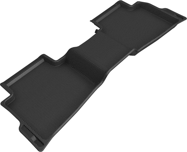 3D MAXpider KAGU Floor Mat for 2021-2023 KIA SELTOS  - BLACK - 2ND ROW - L1KA05621509 [2015 2014 2013 2012 2011 2010 2009 2008 2007]