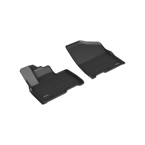 3D MAXpider KAGU Floor Mat for 2022-2024 KIA CARNIVAL  - BLACK - 1ST ROW - L1KA06411509 [2021 2020 2019 2018 2017 2016]