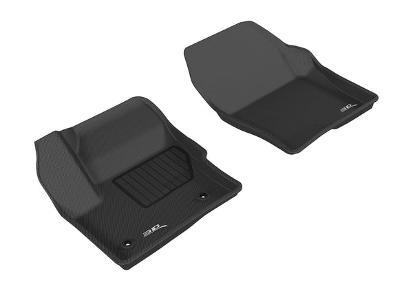 3D MAXpider KAGU Floor Mat for 2015-2016 LINCOLN MKC  - BLACK - 1ST ROW - L1LC00711509 [2014 2013 2012 2011 2010 2009]