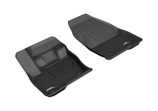 3D MAXpider KAGU Floor Mat for 2019-2024 LINCOLN NAUTILUS / MKX  - BLACK - 1ST ROW - L1LC00811509 [2013 2012 2011 2010 2009 2008]