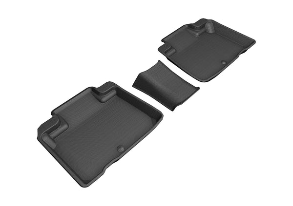 3D MAXpider KAGU Floor Mat for 2019-2024 LINCOLN NAUTILUS / MKX  - BLACK - 2ND ROW - L1LC00821509 [2013 2012 2011 2010 2009 2008]