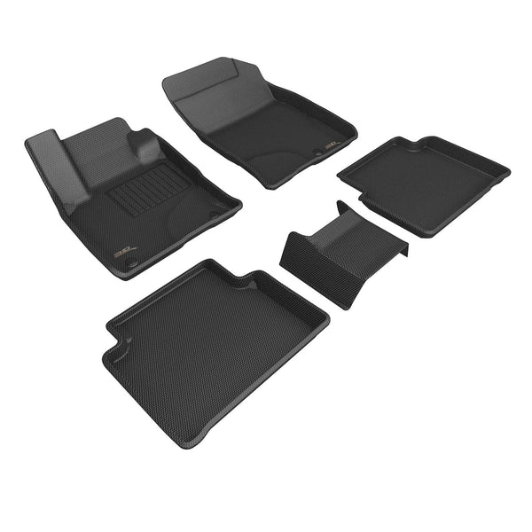 3D MAXpider KAGU FLOOR MAT for 2020-2023 LINCOLN CORSAIR  - BLACK - 1ST ROW 2ND ROW - L1LC01601509 [2020 2019 2018 2017 2016 2015 2014 2013]