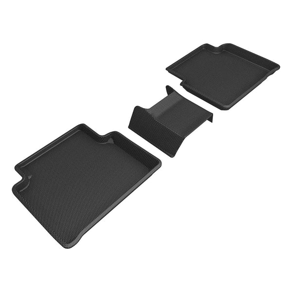 3D MAXpider KAGU Floor Mat for 2020-2023 LINCOLN CORSAIR  - BLACK - 2ND ROW - L1LC01621509 [2020 2019 2018 2017 2016 2015 2014 2013]