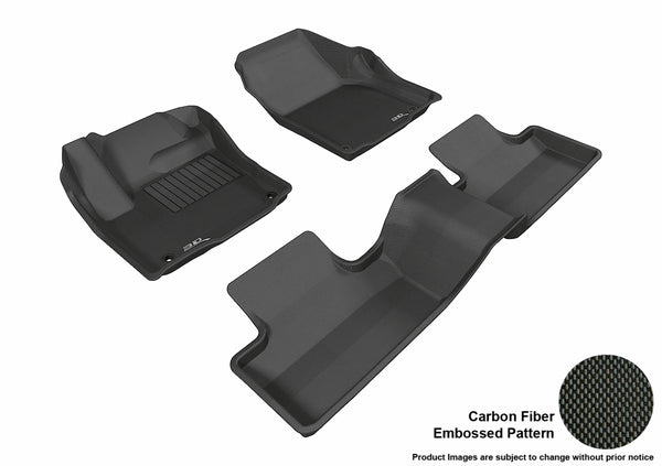 3D MAXpider KAGU Floor Mat for 2012-2013 LAND ROVER RANGE ROVER EVOQUE  - BLACK - 1ST ROW 2ND ROW - L1LR00601509 [2019 2018 2017 2016 2015 2014 2013 2012 2011 2010 2009 2008 2007 2006 2005]