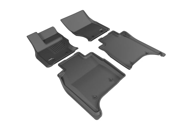 3D MAXpider KAGU Floor Mat for 2014-2017 LAND ROVER RANGE ROVER LONG WHEELBASE  - BLACK - 1ST ROW 2ND ROW - L1LR01901509 [2019 2018 2017 2016 2015 2014 2013 2012 2011 2010 2009 2008 2007 2006 2005]