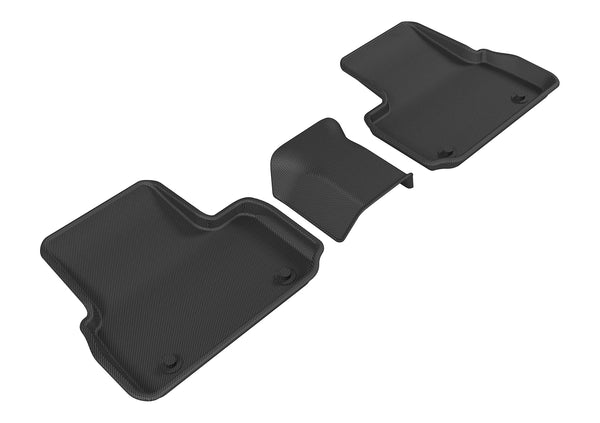 3D MAXpider KAGU Floor Mat for 2015-2019 LAND ROVER DISCOVERY SPORT  - BLACK - 2ND ROW - L1LR02021509 [2020 2019 2018 2017 2016 2015 2014]