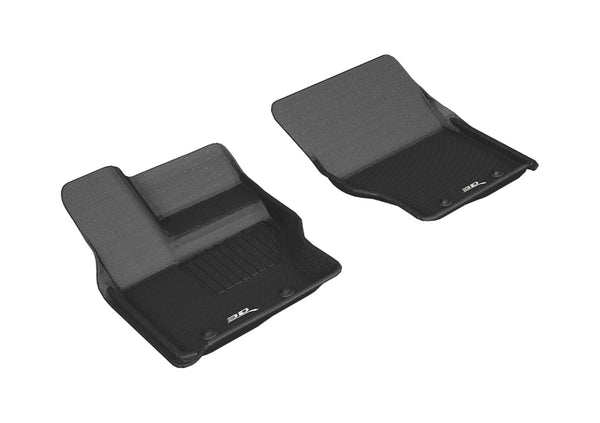 3D MAXpider KAGU Floor Mat for 2017-2024 LAND ROVER DISCOVERY  - BLACK - 1ST ROW - L1LR02411509 [2015 2014 2013 2012 2011 2010 2009 2008 2007 2006 2005]