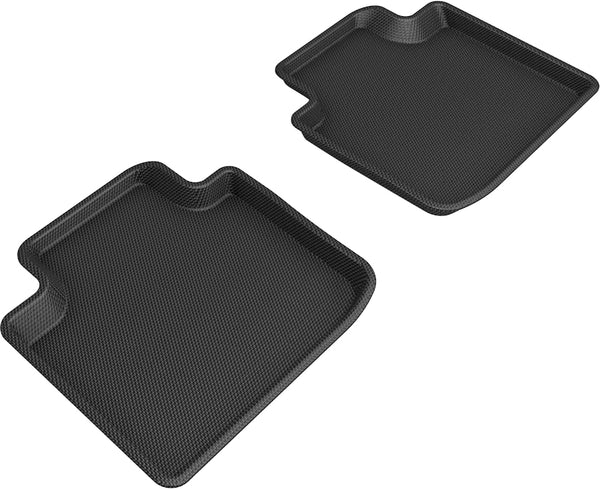 3D MAXpider KAGU Floor Mat for 2005-2011 LEXUS GS  - BLACK - 2ND ROW - L1LX00421509 [2020 2019 2018 2017 2016 2015 2014]