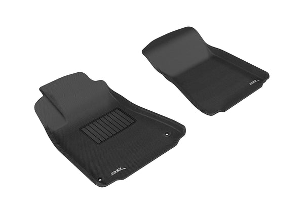 3D MAXpider KAGU Floor Mat for 2006-2015 LEXUS IS250/ 350/ ISF  - BLACK - 1ST ROW - L1LX00611509 [2022 2021 2020 2019 2018 2017]