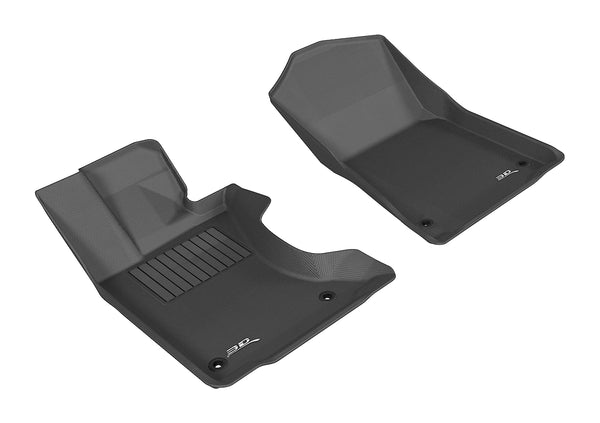 3D MAXpider KAGU Floor Mat for 2013-2020 LEXUS GS/ GS HYBRID  - BLACK - 1ST ROW - L1LX03011509 [2022 2021]