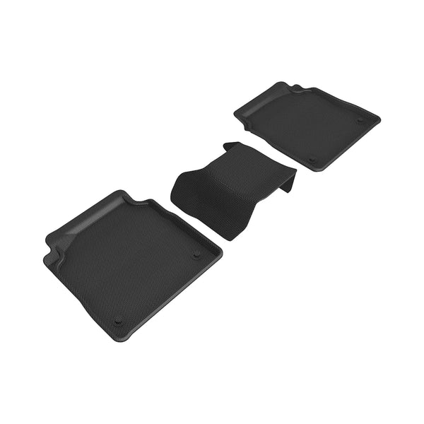 3D MAXpider KAGU Floor Mat for 2018-2023 LEXUS LS SERIES  - BLACK - 2ND ROW - L1LX06421509 [2018 2017 2016 2015 2014]