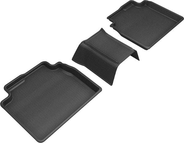 3D MAXpider KAGU Floor Mat for 2019-2024 LEXUS/ TOYOTA ES/ AVALON  - BLACK - 2ND ROW - L1LX06521509 [2018 2017 2016 2015 2014]