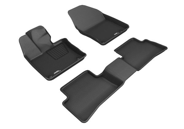 3D MAXpider KAGU Floor Mat for 2019-2024 LEXUS UX  - BLACK - 1ST ROW 2ND ROW - L1LX06601509 [2007 2006 2005 2004 2003 2002]