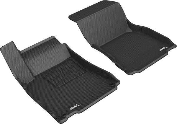 3D MAXpider KAGU Floor Mat for 2020-2024 MERCEDES BENZ A-CLASS / CLA / GLA / GLB  - BLACK - 1ST ROW - L1MB11211509 [2023 2022 2021]