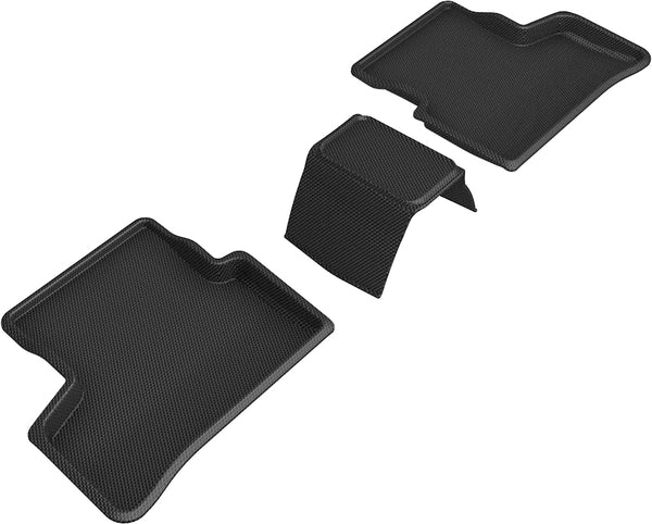 3D MAXpider KAGU Floor Mat for 2021-2024 MERCEDES-BENZ GLA-CLASS  - BLACK - 2ND ROW - L1MB11621509 [2023 2022 2021]