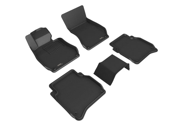 3D MAXpider KAGU Floor Mat for 2021-2023 MERCEDES-BENZ S CLASS L  - BLACK - 2ND ROW - L1MB14821509 [2013 2012 2011 2010 2009]