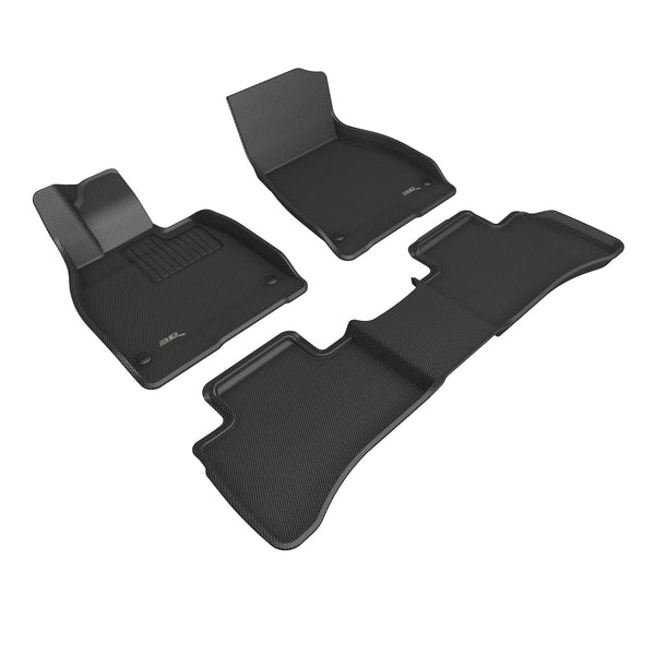 3D MAXpider KAGU Floor Mat for 2022-2023 MERCEDES-BENZ EQS  - BLACK - 1ST ROW 2ND ROW - L1MB16701509 [2011 2010 2009]