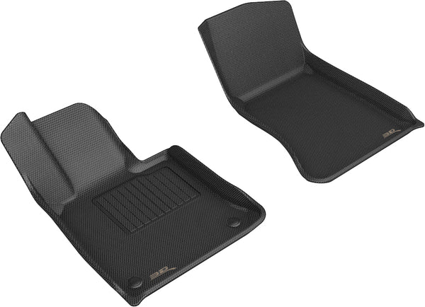 3D MAXpider KAGU FLOOR MAT for 2023-2024 MERCEDES-BENZ GLC (X254)  - BLACK - 1ST ROW   - L1MB17811509 [2015 2014 2013 2012]