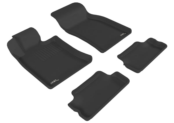 3D MAXpider KAGU Floor Mat for 2007-2013 MINI COOPER/COOPER-S  - BLACK - 1ST ROW 2ND ROW - L1MN00201509 [2015 2014 2013 2012]