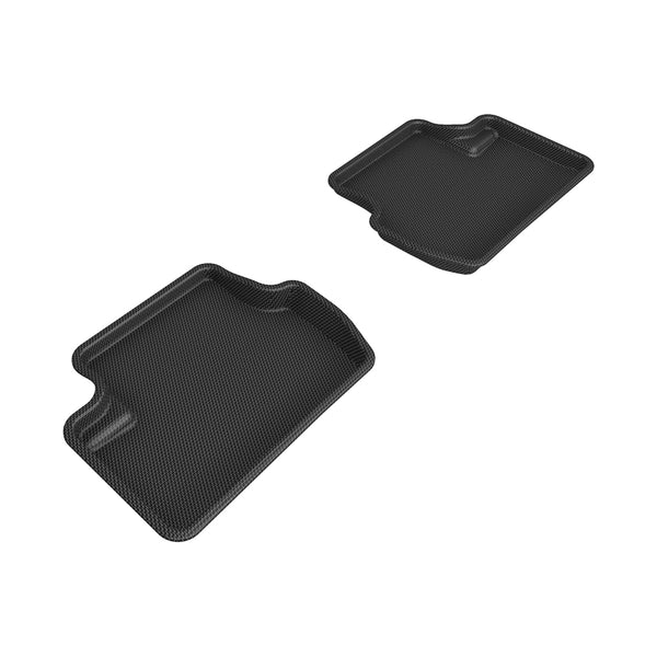 3D MAXpider KAGU Floor Mat for 2020-2021 TESLA MODEL S  - BLACK - 2ND ROW - L1TL02021509 [2023 2022]