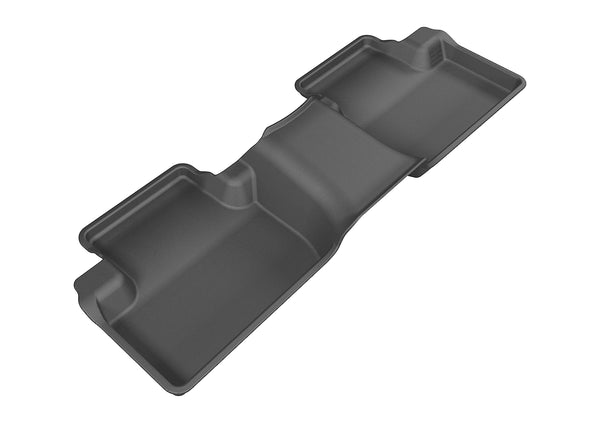 3D MAXpider KAGU Floor Mat for 2011-2023 MITSUBISHI OUTLANDER SPORT  - BLACK - 2ND ROW - L1MT03621509 [2019 2018 2017 2016 2015 2014]