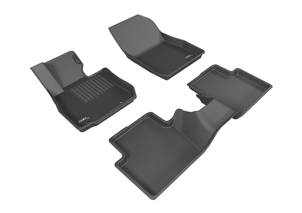 3D MAXpider KAGU Floor Mat for 2016-2021 MAZDA CX-3  - BLACK - 1ST ROW 2ND ROW - L1MZ05101509 [2023 2022 2021 2020 2019]