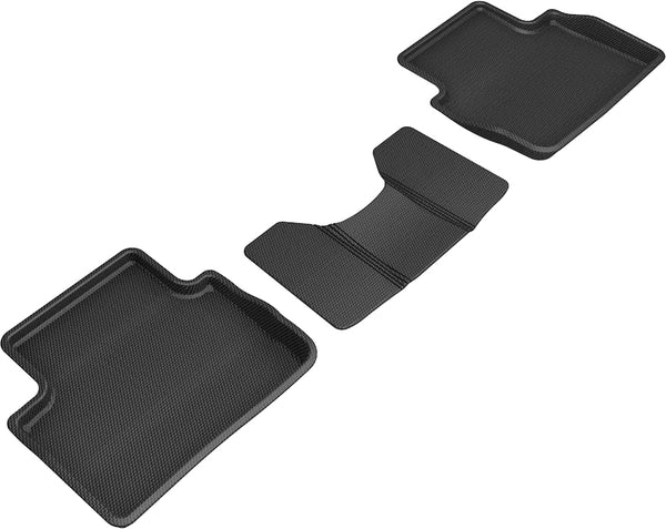 3D MAXpider KAGU Floor Mat for 2019-2024 MAZDA MAZDA3 / CX-30  - BLACK - 2ND ROW - L1MZ06721509 [2023 2022 2021]