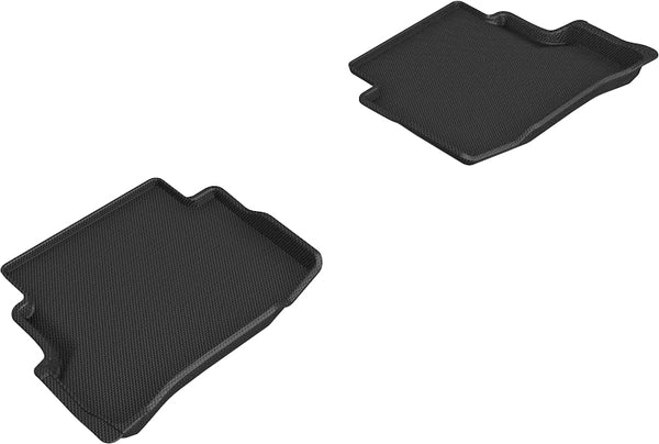 3D MAXpider KAGU Floor Mat for 2020-2023 MAZDA CX-9  - BLACK - 2ND ROW - L1MZ07621509 [2023 2022 2021]