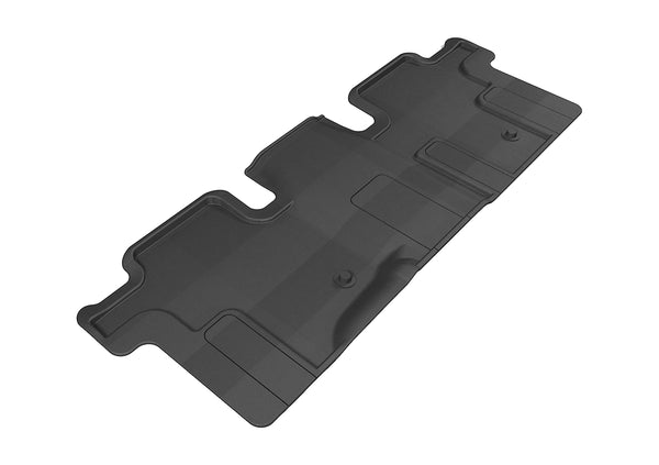 3D MAXpider KAGU Floor Mat for 2013-2020 NISSAN/INFINITI PATHFINDER/ QX60/ JX  - BLACK - 2ND ROW - L1NS05821509 [2014 2013 2012 2011 2010 2009 2008 2007 2006 2005 2004 2003]