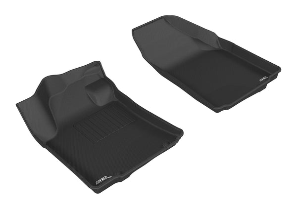 3D MAXpider KAGU Floor Mat for 2016-2023 NISSAN MAXIMA  - BLACK - 1ST ROW - L1NS08811509 [2018 2017 2016 2015 2014 2013 2012 2011]