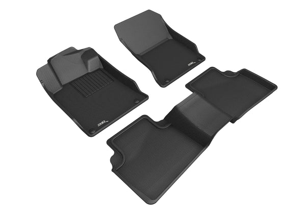 3D MAXpider KAGU Floor Mat for 2019-2023 NISSAN ALTIMA  - BLACK - 1ST ROW 2ND ROW - L1NS11401509 [2023 2022 2021]