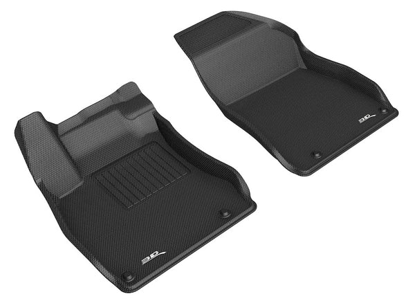 3D MAXpider KAGU Floor Mat for 2020-2021 NISSAN SENTRA  - BLACK - 1ST ROW - L1NS12911509 [2023 2022 2021 2020 2019]