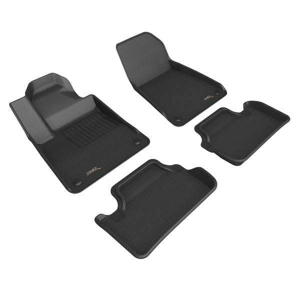 3D MAXpider KAGU Floor Mat for 2021-2024 POLESTAR 2  - BLACK - 1ST ROW 2ND ROW - L1PS00001509 [2024 2023 2022 2021 2020 2019 2018]