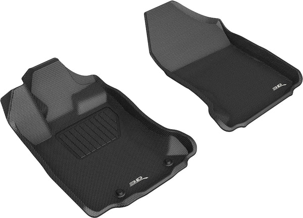 3D MAXpider KAGU Floor Mat for 2020-2024 SUBARU LEGACY / OUTBACK  - BLACK - 1ST ROW - L1SB02811509 [2018 2017 2016 2015 2014 2013]