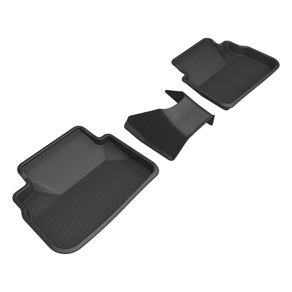 3D MAXpider KAGU Floor Mat for 2022-2023 SUBARU WRX  - BLACK - 2ND ROW - L1SB03621509 [2023 2022 2021 2020]