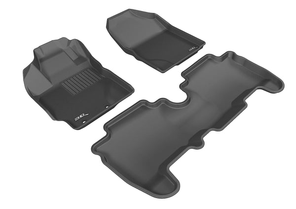 3D MAXpider KAGU Floor Mat for 2013-2014 SCION XD  - BLACK - 1ST ROW 2ND ROW - L1SC00301509 [2016 2015 2014 2013 2012 2011]