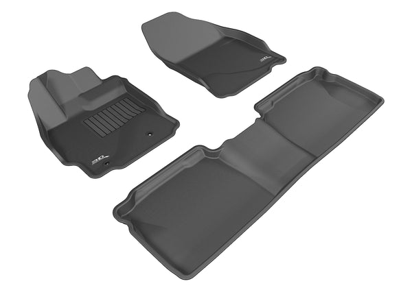 3D MAXpider KAGU Floor Mat for 2014-2016 SCION TC  - BLACK - 1ST ROW 2ND ROW - L1SC00401509 [2015 2014 2013 2012]