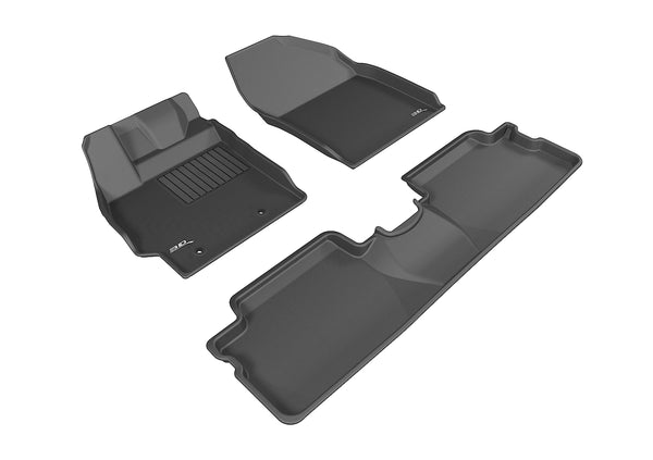 3D MAXpider KAGU Floor Mat for 2013-2015 SCION XB  - BLACK - 1ST ROW 2ND ROW - L1SC00501509 [2011 2010 2009 2008 2007]