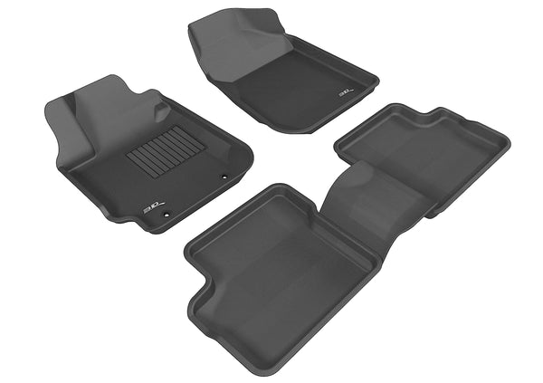 3D MAXpider KAGU Floor Mat for 2003-2008 TOYOTA MATRIX  - BLACK - 1ST ROW 2ND ROW - L1TY04301509 [2023 2022 2021 2020]