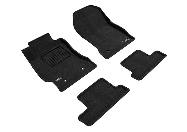 3D MAXpider ELEGANT Floor Mat for 2017-2020 TOYOTA 86  - BLACK - 1ST ROW 2ND ROW - L1TY11604709 [2023 2022 2021 2020]