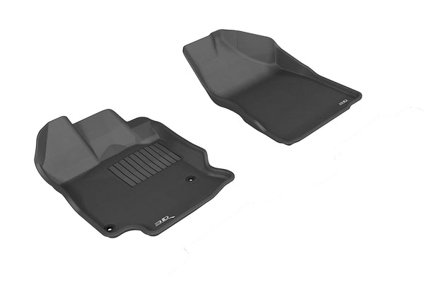 3D MAXpider KAGU Floor Mat for 2012-2012 TOYOTA VENZA  - BLACK - 1ST ROW - L1TY13311509 [2017 2016 2015 2014 2013 2012]