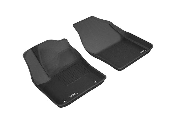 3D MAXpider KAGU Floor Mat for 2018-2022 TOYOTA C-HR  - BLACK - 1ST ROW - L1TY22311509 [2018 2017 2016 2015 2014 2013 2012]