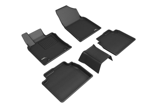 3D MAXpider KAGU Floor Mat for 2019-2022 TOYOTA AVALON  - BLACK - 1ST ROW 2ND ROW - L1TY25701509 [2022 2021 2020 2019]