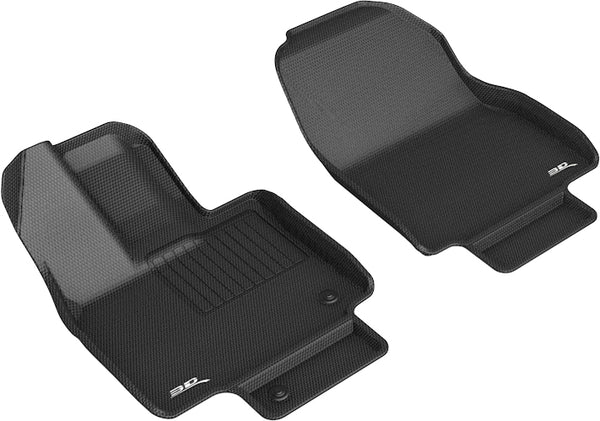 3D MAXpider KAGU Floor Mat for 2020-2023 TOYOTA HIGHLANDER  - BLACK - 1ST ROW - L1TY26211509 [2021 2020 2019 2018 2017 2016]