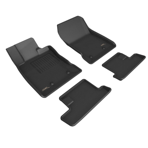 3D MAXpider KAGU Floor Mat for 2022-2023 TOYOTA GR86  - BLACK - 1ST ROW 2ND ROW - L1TY28301509 []