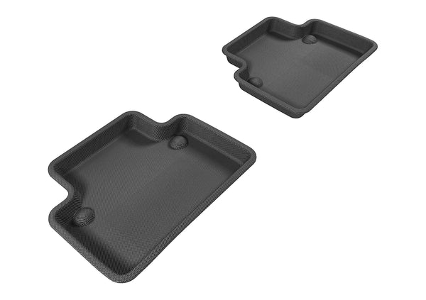 3D MAXpider KAGU Floor Mat for 2004-2012 VOLVO S40  - BLACK - 2ND ROW - L1VV00321509 []