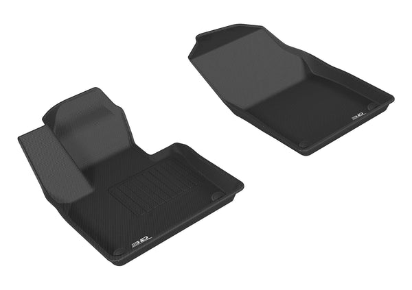 3D MAXpider KAGU Floor Mat for 2015-2023 VOLVO XC90  - BLACK - 1ST ROW - L1VV02011509 []