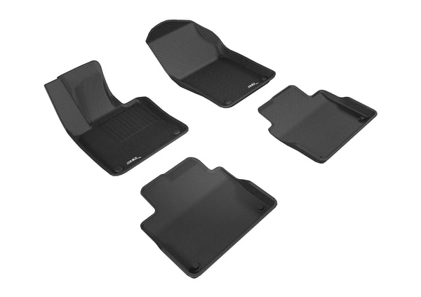 3D MAXpider KAGU Floor Mat for 2017-2023 VOLVO S90/ V90  - BLACK - 1ST ROW 2ND ROW - L1VV02201509 []