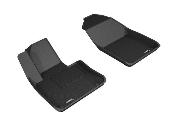 3D MAXpider KAGU Floor Mat for 2018-2023 VOLVO XC60  - BLACK - 1ST ROW - L1VV02511509 []